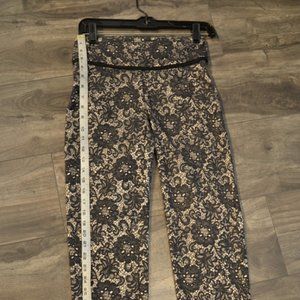 Raffinalla Black Stretch Lace on Nude Lining Pant
